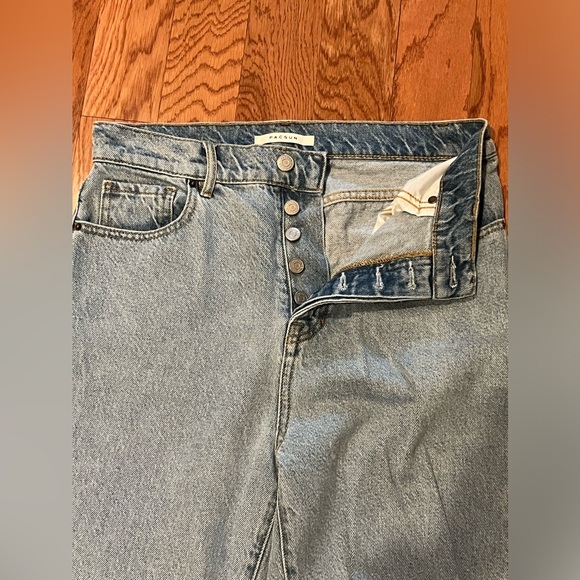 PacSun High Rise Distressed Button Fly Jeans Size 28 - Picture 3 of 5